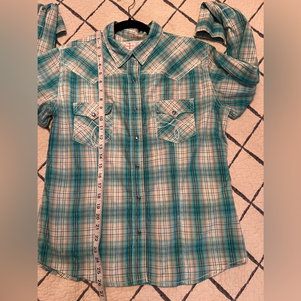 panhandle slim shirts Size M, long sleeve